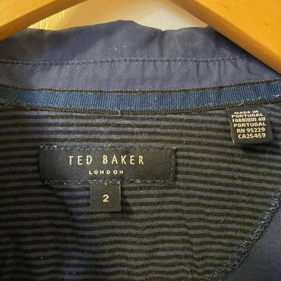Ted Baker long sleeve polo size 2 - Picture 2 of 7